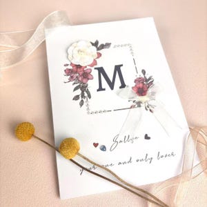 Personalized Birthday Card for Mom - Custom Handmade Greeting Card, Unique Mom Birthday Wishes, Thoughtful Mom Gift, Mother’s Day Card
