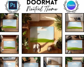 Welcome Doormat Mockups | Listing Image Mockups | Print On Demand | Digital Download