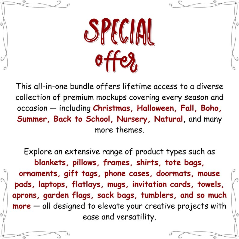 Whole Shop Mockup Bundle | Lifetime Access | POD Mockups | PSD and Canva image 9