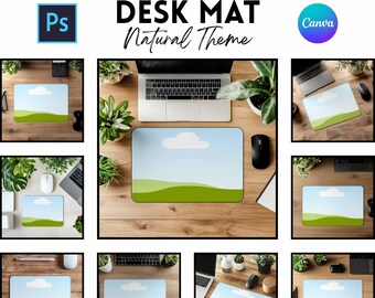 Desk Mat Mockups | Mouse Pad Mockups | Listing Image Mockups | Digital Download