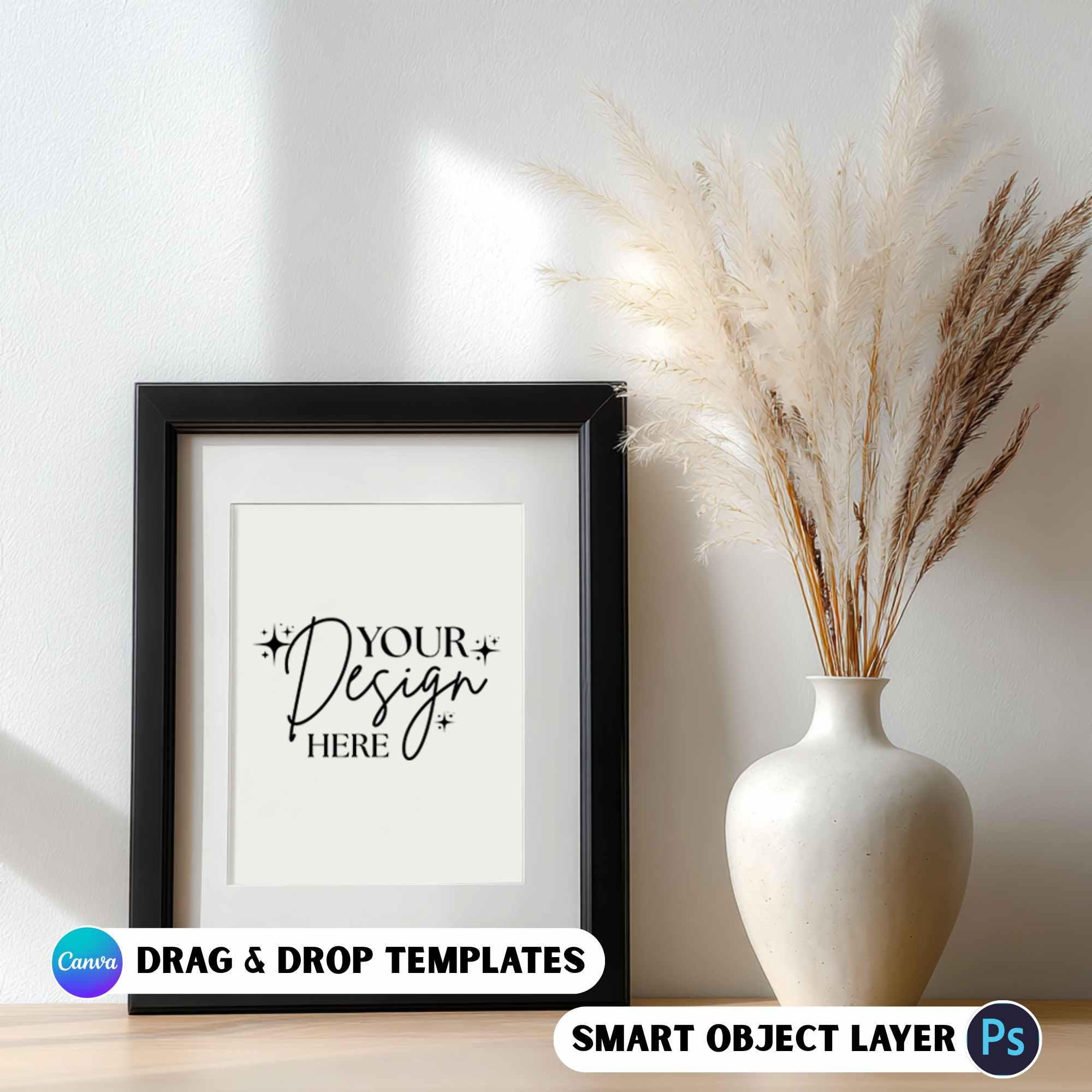 Wall Art Frame Mockups | Poster Mockup | Digital Download | Mockups for ...