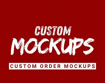 Custom Mockups | Product Editable Mockups | Custom Order Mockup Bundle | Photoshop Mockups