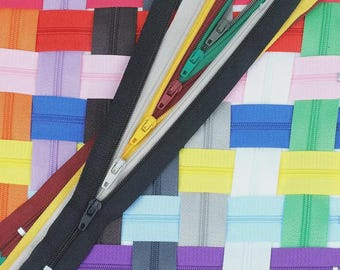 Cremalleras de nailon de 10" (50 unidades)