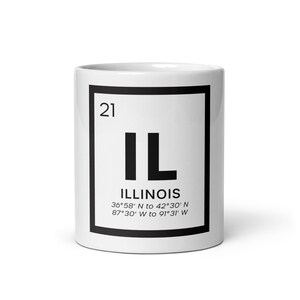 Periodisch Staaten von Amerika Becher - Illinois