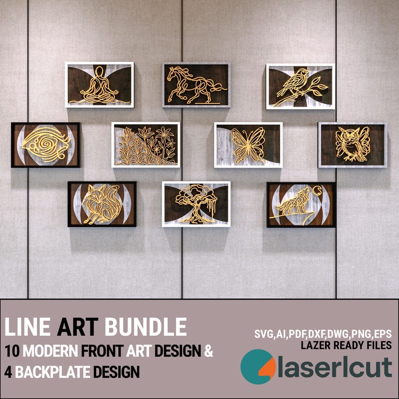 Modern Line Art - Etsy