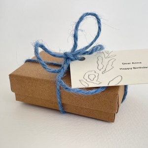 Gift wrap. Personalised gift tag. Eco friendly gift wrap image 2