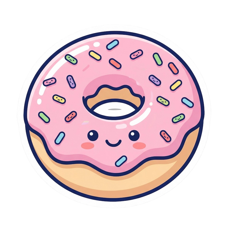 Kawaii Clipart Bundle, 1400+ PNGs, Animal Food Fruits & More, Commercial Use, Digital Stickers, image 7