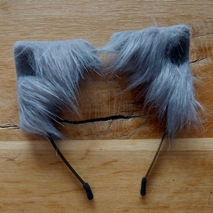 Cosplay Ears - Grey Cat