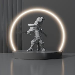 Puss in Boots inspired Miniature STL File - Digital File Only