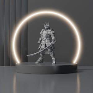 Samurai Figurine - Digital File Only