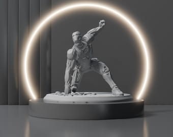 Iron Man Landing Inspired Figurine - STL File - Digital File Only