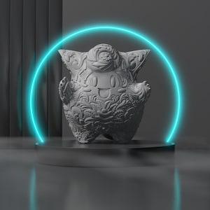 Decorative Clefairy Inspired STL File - Digital File Only - For 3D Printing