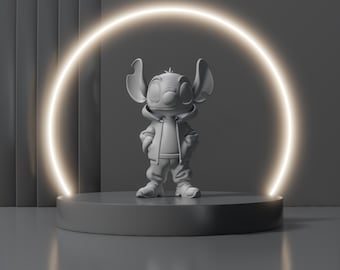 Urban Stitch Inspired Monster Miniature - STL File - Digital File Only