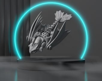 Flexi Dragon STL How to Train Your - Digital File Only - For 3D Printing