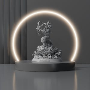 Goku on cloud Inspired Figurine - STL File - Digital File only
