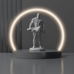 Kratos Inspired Figurine - STL File - Digital File Only