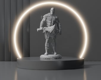Kratos Inspired Figurine - STL File - Digital File Only