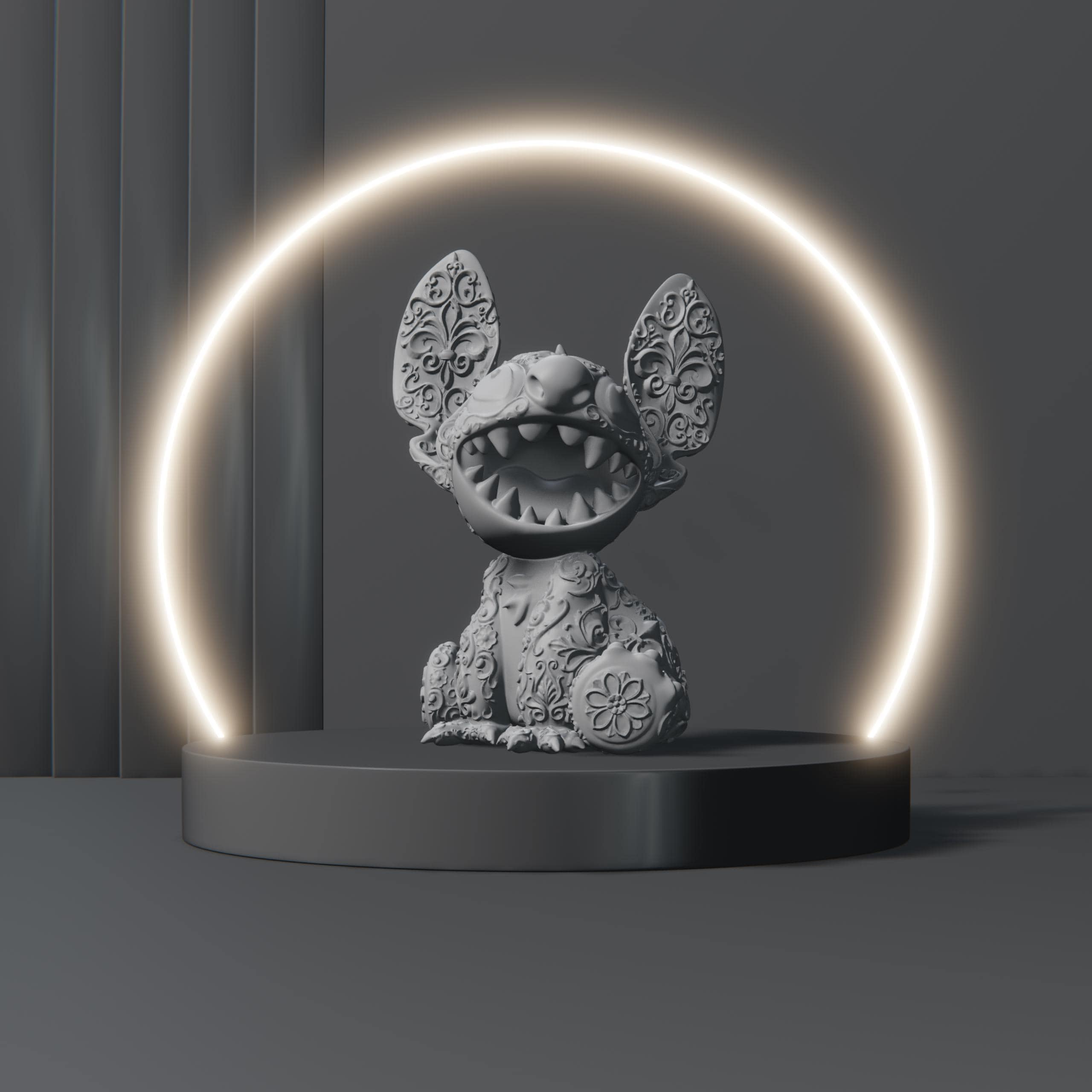 Decorative Stitch Inspired STL File - Digital File Only - For 3D Printing