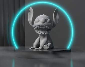 Stitch Inspired STL File - Digital File Only - For 3D Printing