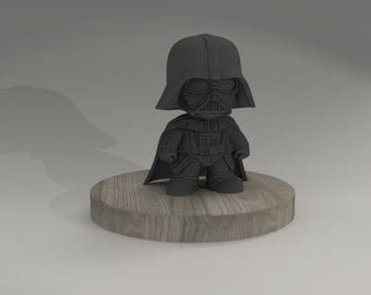 Darth Vader Inspired Mini - Digital STL File - For 3D Printing