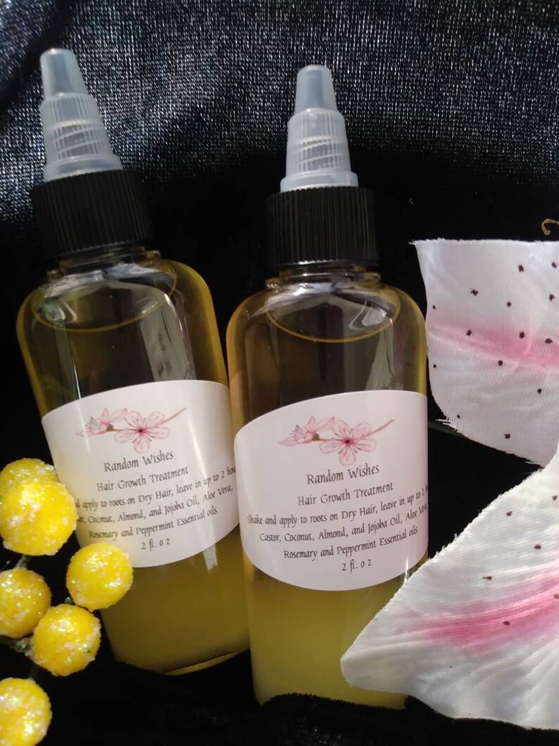 Hair Growth Treatment Hair Oil Natural Grow Naturally Etsy