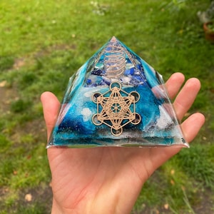 Orgonite Pyramid, EMF Shielding, Energy protection