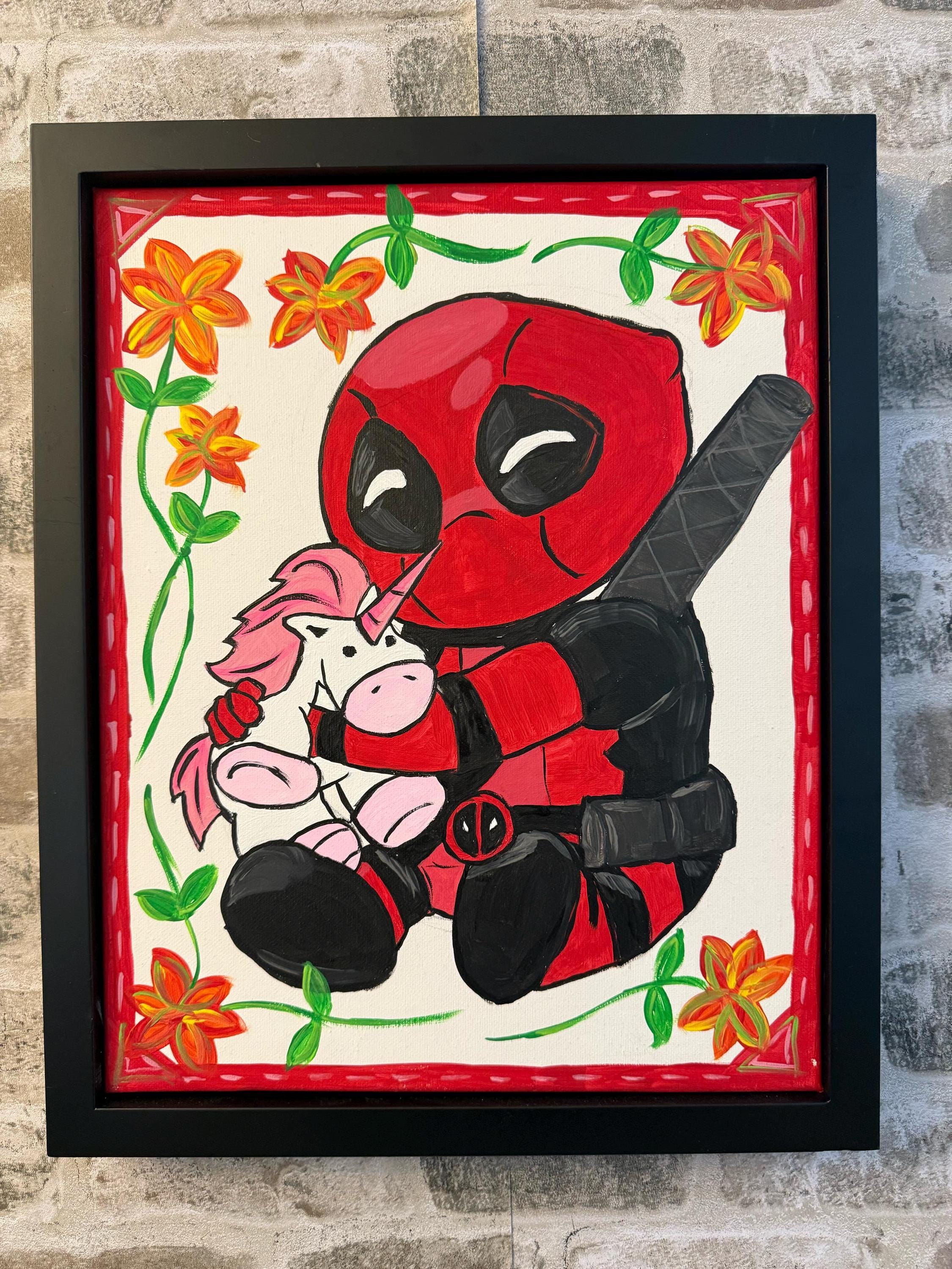 Bart Simpson Deadpool - Etsy, image size:2250x3000