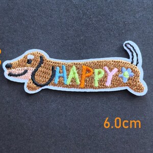 Cute Dog Iron On Patch – Embroidered Puppy Patch for Clothes, Pants, Hats, Tote Bags – DIY Gift for Kids or Dog Lovers
