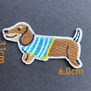 Cute Dog Iron On Patch – Embroidered Puppy Patch for Clothes, Pants, Hats, Tote Bags – DIY Gift for Kids or Dog Lovers