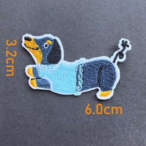 Cute Dog Iron On Patch – Embroidered Puppy Patch for Clothes, Pants, Hats, Tote Bags – DIY Gift for Kids or Dog Lovers