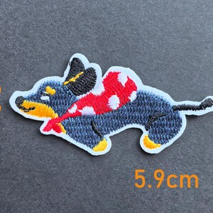 Süßer Hunde Aufnäher - Gestickter Welpe Aufnäher für Kleidung, Hosen, Hüte, Tragetaschen – DIY Geschenk für Kinder oder Hundeliebhaber