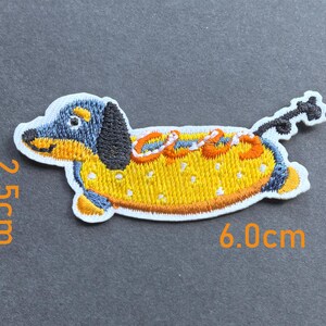 Cute Dog Iron On Patch – Embroidered Puppy Patch for Clothes, Pants, Hats, Tote Bags – DIY Gift for Kids or Dog Lovers