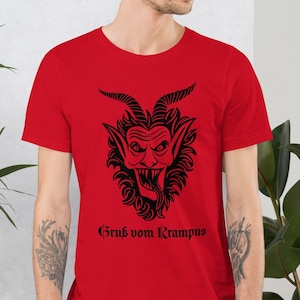 Gruß vom Krampus Short-Sleeve Unisex T-Shirt | Krampus Plus Size | Krampus Gear