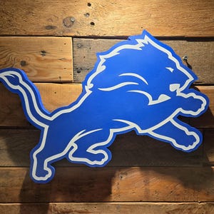Detroit Lions Wall Decor 15x12