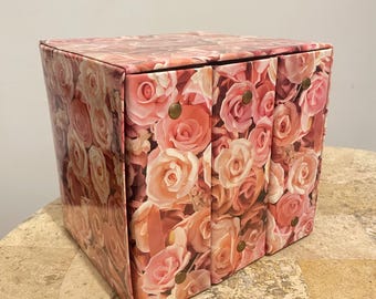 Vintage Floral Photo Albums Set, Cottagecore Home Decor