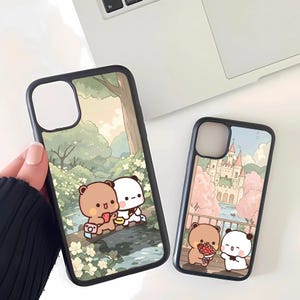 Bubu and Dudu Bear  case iPhone 16 15 14 13 12 11 Case Samsung Galaxy Case Nexus Case HTC case LG case Google case
