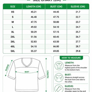 The image is a size chart for a crop top football jersey, providing measurements for different jersey sizes.