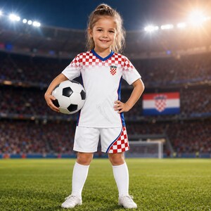 Croatia Soccer Jersey Croatian Flag Shirt, Croatia Football Jersey Gift for Men Women 6 image 6