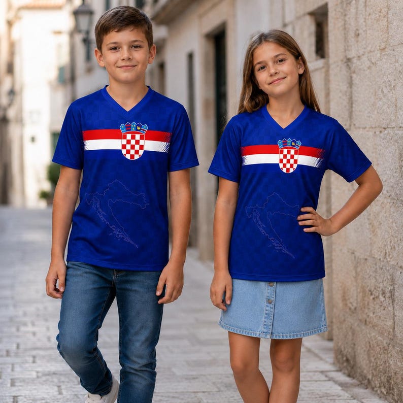 Croatia Soccer Jersey Croatian Flag Shirt, Croatia Football Jersey Gift for Men Women 8 image 4