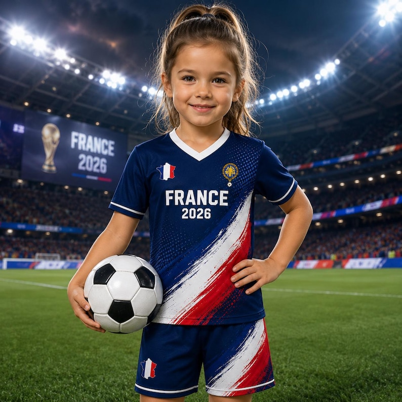 France Soccer Jersey French Flag Shirt, France Football Jersey Gift for Men Women 3 image 6