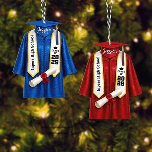 Aangepast afstudeerornament - klasse 2025, hout of acryl