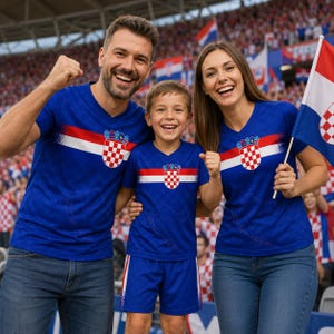 Croatia Soccer Jersey Croatian Flag Shirt, Croatia Football Jersey Gift for Men Women 8 image 2