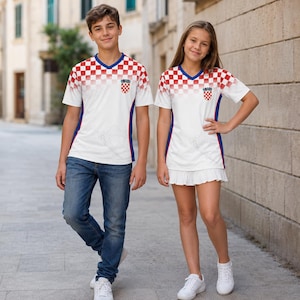 Croatia Soccer Jersey Croatian Flag Shirt, Croatia Football Jersey Gift for Men Women 6 image 4