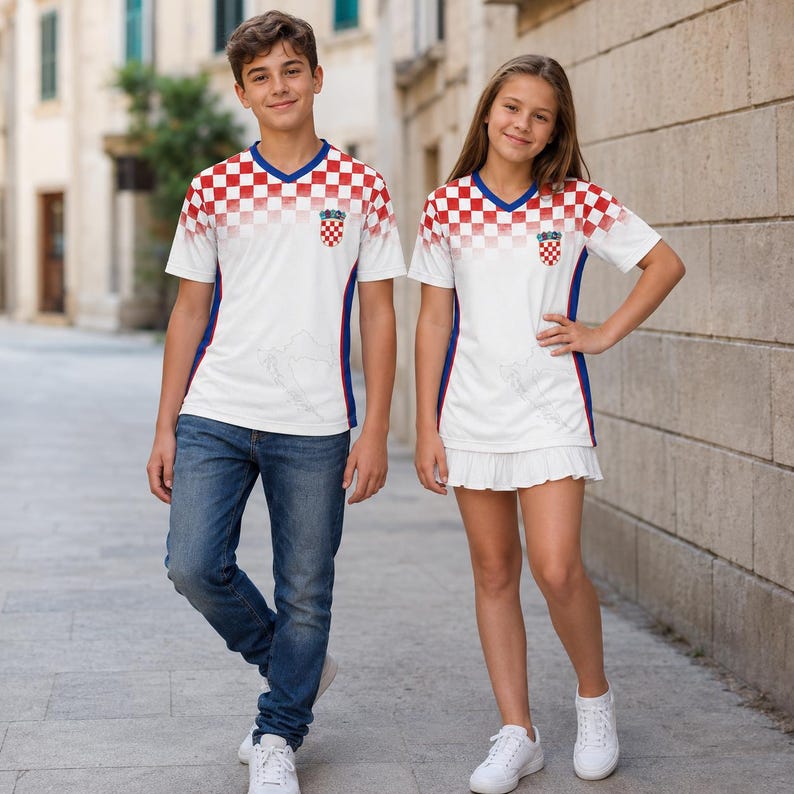 Croatia Soccer Jersey Croatian Flag Shirt, Croatia Football Jersey Gift for Men Women 6 image 4