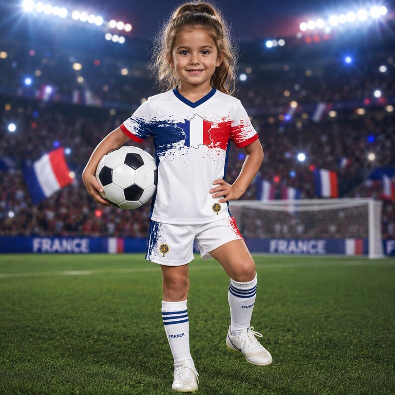 France Soccer Jersey French Flag Shirt, France Football Jersey Gift for Men Women 9 image 6