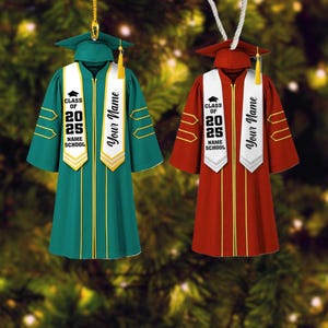 Aangepast afstudeerornament: klasse 2025/2026, hout of acryl