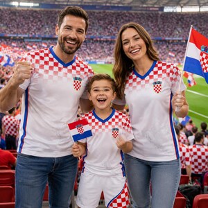 Croatia Soccer Jersey Croatian Flag Shirt, Croatia Football Jersey Gift for Men Women 6 image 2