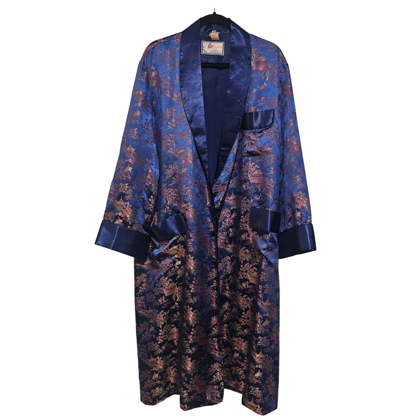 old fashioned mens dressing gown Men's Dressing Gown, Multicolour main image 0