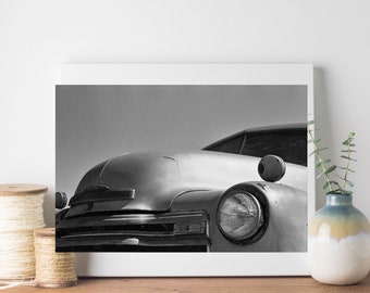 Zwart & Wit Zilver Vintage Truck Photo Wall Art, Digitale Download, Afdrukbare Art