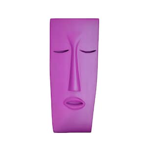Modern Face Wall Art | Abstract Minimalist Mask | Handmade Sculpture for Home Decor